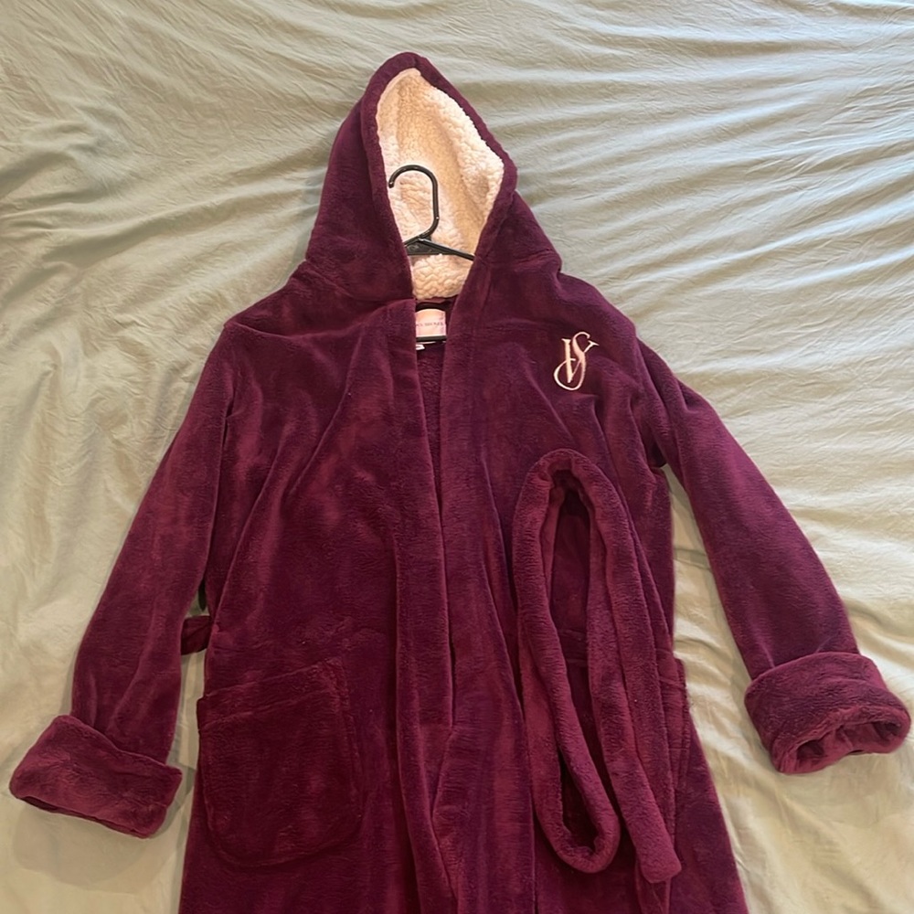 Victoria Secret Sherpa Hood Robe